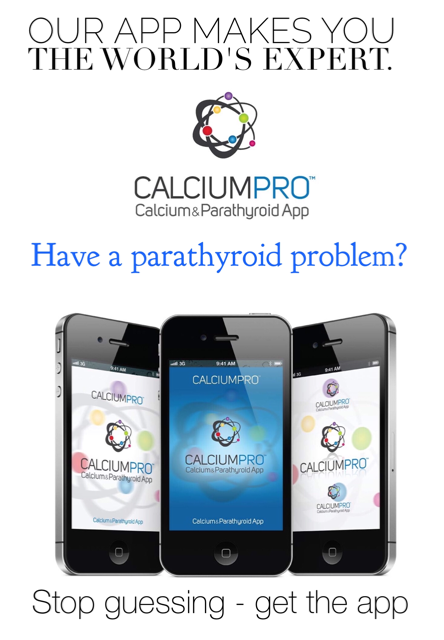 Have high calcium? Get the CalciumPro App!