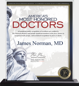 America's most honored doctors award.