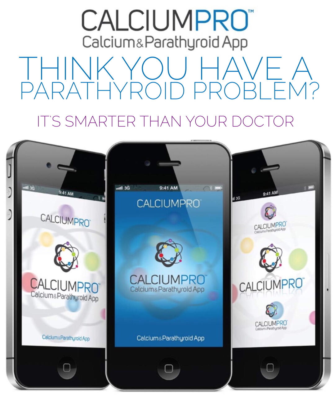 Think you have a parathyroid problem? Get the Calcium-Pro app
