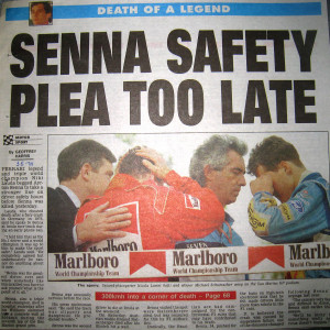 Senna-death-newspaper-article