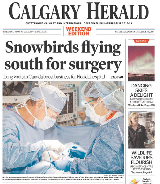 Parathyroid surgery in Canada